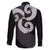 Six Celtic Countries Heritage Family Matching Summer Maxi Dress and Hawaiian Shirt Black Celtic Knot Triskelion - Wonder Print Shop