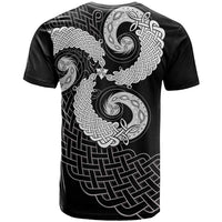 Six Celtic Countries Heritage T Shirt Black Celtic Knot Triskelion - Wonder Print Shop