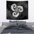 Six Celtic Countries Heritage Tapestry Black Celtic Knot Triskelion - Wonder Print Shop