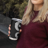 Six Celtic Countries Heritage Tumbler Cup Black Celtic Knot Triskelion - Wonder Print Shop