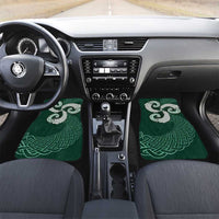 Six Celtic Countries Heritage Car Mats Green Celtic Knot Triskelion - Wonder Print Shop