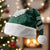 Six Celtic Countries Heritage Christmas Santa Hat Green Celtic Knot Triskelion - Wonder Print Shop