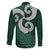 Six Celtic Countries Heritage Family Matching Long Sleeve Bodycon Dress and Hawaiian Shirt Green Celtic Knot Triskelion - Wonder Print Shop