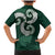 Six Celtic Countries Heritage Family Matching Mermaid Dress and Hawaiian Shirt Green Celtic Knot Triskelion - Wonder Print Shop