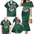 Six Celtic Countries Heritage Family Matching Mermaid Dress and Hawaiian Shirt Green Celtic Knot Triskelion - Wonder Print Shop