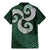 Six Celtic Countries Heritage Family Matching Mermaid Dress and Hawaiian Shirt Green Celtic Knot Triskelion - Wonder Print Shop