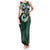 Six Celtic Countries Heritage Family Matching Tank Maxi Dress and Hawaiian Shirt Green Celtic Knot Triskelion - Wonder Print Shop