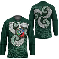 Six Celtic Countries Heritage Hockey Jersey Green Celtic Knot Triskelion - Wonder Print Shop