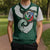 Six Celtic Countries Heritage Christmas Knitted V-Neck Vest Green Celtic Knot Triskelion - Wonder Print Shop