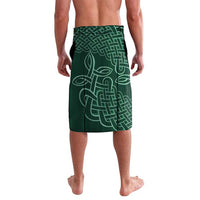 Six Celtic Countries Heritage Lavalava Green Celtic Knot Triskelion - Wonder Print Shop