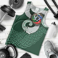 Six Celtic Countries Heritage Men Tank Top Green Celtic Knot Triskelion - Wonder Print Shop