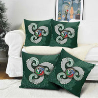 Six Celtic Countries Heritage Pillow Cover Green Celtic Knot Triskelion - Wonder Print Shop