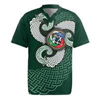 Six Celtic Countries Heritage Rugby Jersey Green Celtic Knot Triskelion - Wonder Print Shop
