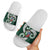 Six Celtic Countries Heritage Slide Sandals Green Celtic Knot Triskelion - Wonder Print Shop