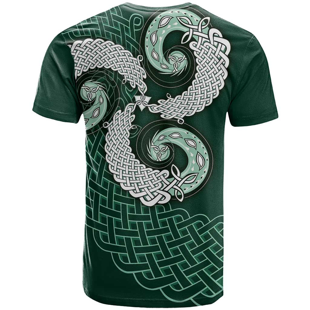 Six Celtic Countries Heritage T Shirt Green Celtic Knot Triskelion - Wonder Print Shop