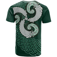 Six Celtic Countries Heritage T Shirt Green Celtic Knot Triskelion - Wonder Print Shop