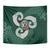 Six Celtic Countries Heritage Tapestry Green Celtic Knot Triskelion - Wonder Print Shop