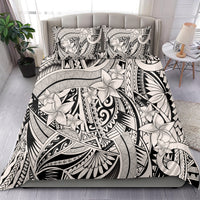 Polynesia Bedding Set Tribal Polynesian Spirit With Beige Pacific Flowers LT9 - Wonder Print Shop
