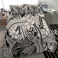 Polynesia Bedding Set Tribal Polynesian Spirit With Beige Pacific Flowers LT9 - Wonder Print Shop