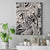 Polynesia Canvas Wall Art Tribal Polynesian Spirit With Beige Pacific Flowers LT9 - Wonder Print Shop