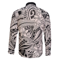 Polynesia Family Matching Short Sleeve Bodycon Dress and Hawaiian Shirt Tribal Polynesian Spirit With Beige Pacific Flowers - Wonder Print Shop