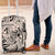 Polynesia Luggage Cover Tribal Polynesian Spirit With Beige Pacific Flowers - Wonder Print Shop