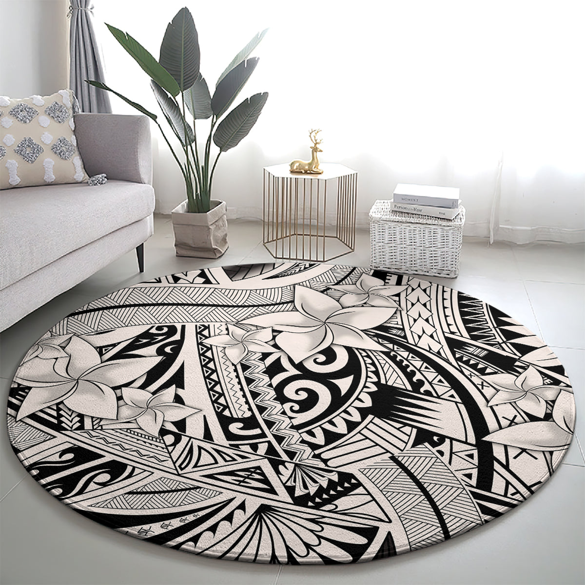 polynesia-round-carpet-tribal-polynesian-spirit-with-beige-pacific-flowers