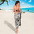 Polynesia Sarong Tribal Polynesian Spirit With Beige Pacific Flowers - Wonder Print Shop