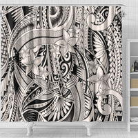 polynesia-shower-curtain-tribal-polynesian-spirit-with-beige-pacific-flowers