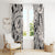 Polynesia Window Curtain Tribal Polynesian Spirit With Beige Pacific Flowers - Wonder Print Shop