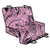 Polynesia Back Car Seat Cover Tribal Polynesian Spirit With Pink Pacific Flowers LT9 - Wonder Print Shop