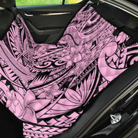 Polynesia Back Car Seat Cover Tribal Polynesian Spirit With Pink Pacific Flowers LT9 - Wonder Print Shop