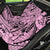 Polynesia Back Car Seat Cover Tribal Polynesian Spirit With Pink Pacific Flowers LT9 - Wonder Print Shop