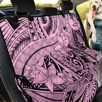 Polynesia Back Car Seat Cover Tribal Polynesian Spirit With Pink Pacific Flowers LT9 - Wonder Print Shop