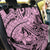 Polynesia Back Car Seat Cover Tribal Polynesian Spirit With Pink Pacific Flowers LT9 - Wonder Print Shop