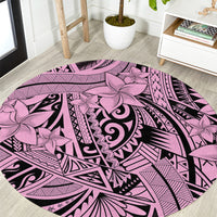 polynesia-round-carpet-tribal-polynesian-spirit-with-pink-pacific-flowers