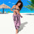 Polynesia Sarong Tribal Polynesian Spirit With Pink Pacific Flowers - Wonder Print Shop