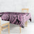 Polynesia Tablecloth Tribal Polynesian Spirit With Pink Pacific Flowers - Wonder Print Shop