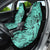Polynesia Car Seat Cover Tribal Polynesian Spirit With Teal Pacific Flowers LT9 - Wonder Print Shop
