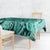 Polynesia Tablecloth Tribal Polynesian Spirit With Teal Pacific Flowers - Wonder Print Shop