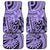 Polynesia Car Mats Tribal Polynesian Spirit With Violet Pacific Flowers LT9 - Wonder Print Shop