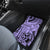 Polynesia Car Mats Tribal Polynesian Spirit With Violet Pacific Flowers LT9 - Wonder Print Shop