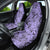 Polynesia Car Seat Cover Tribal Polynesian Spirit With Violet Pacific Flowers LT9 - Wonder Print Shop