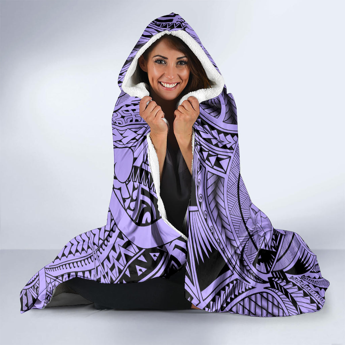 polynesia-hooded-blanket-tribal-polynesian-spirit-with-violet-pacific-flowers