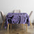 Polynesia Tablecloth Tribal Polynesian Spirit With Violet Pacific Flowers - Wonder Print Shop