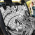 Polynesia Back Car Seat Cover Tribal Polynesian Spirit With White Pacific Flowers LT9 - Wonder Print Shop