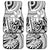 Polynesia Car Mats Tribal Polynesian Spirit With White Pacific Flowers LT9 - Wonder Print Shop