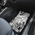 Polynesia Car Mats Tribal Polynesian Spirit With White Pacific Flowers LT9 - Wonder Print Shop