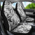 Polynesia Car Seat Cover Tribal Polynesian Spirit With White Pacific Flowers LT9 - Wonder Print Shop