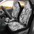 Polynesia Car Seat Cover Tribal Polynesian Spirit With White Pacific Flowers LT9 - Wonder Print Shop